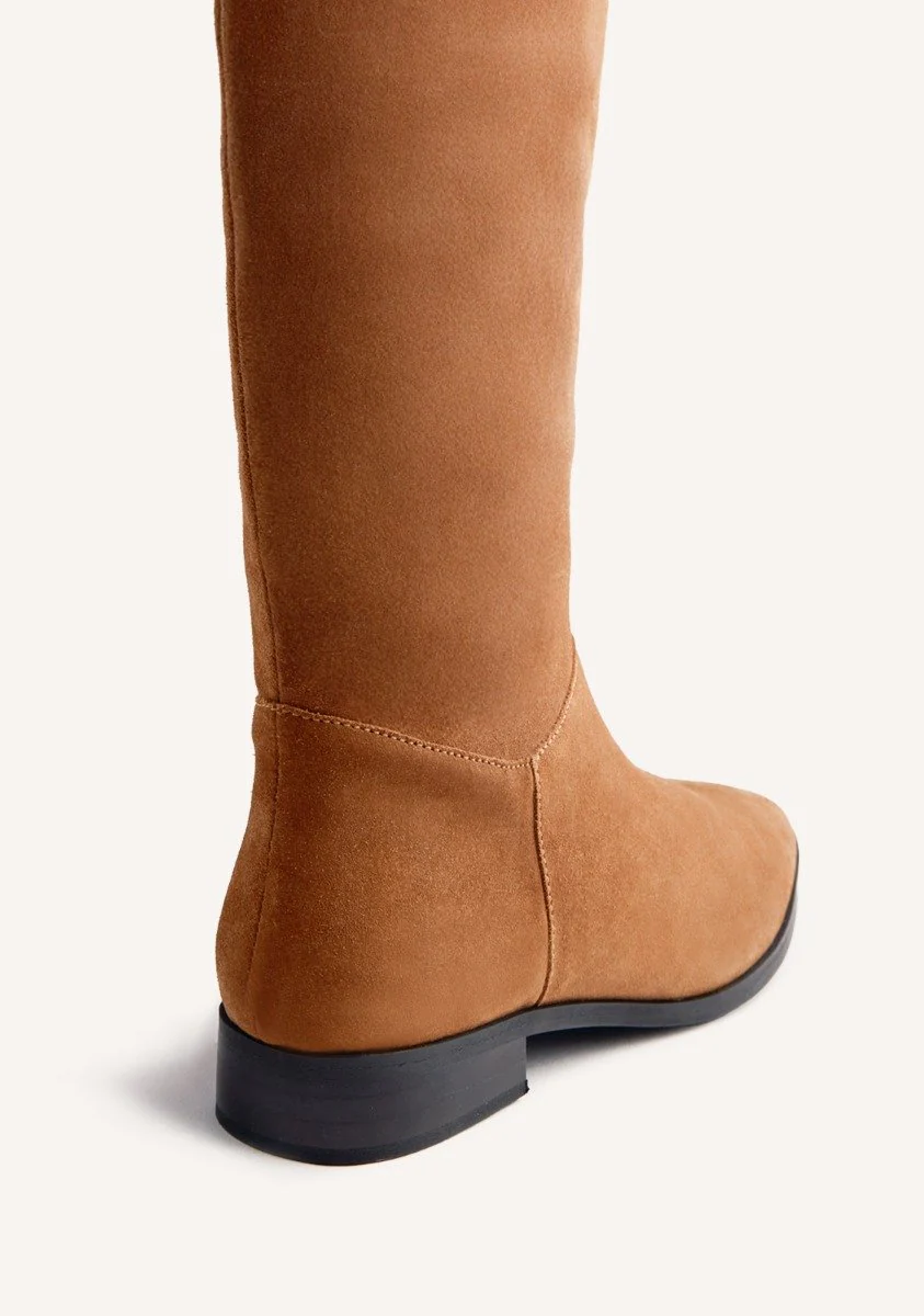 SUEDE LEATHER HIGH BOOTS FOSTORIA - Image 4