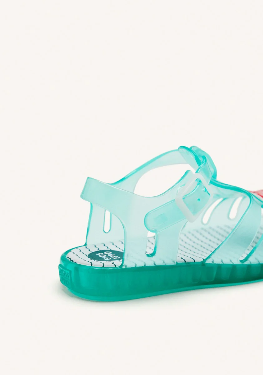 TURQUOISE CRAB SHOES WITH STAR PATCH FOR BABY STARA - Image 3